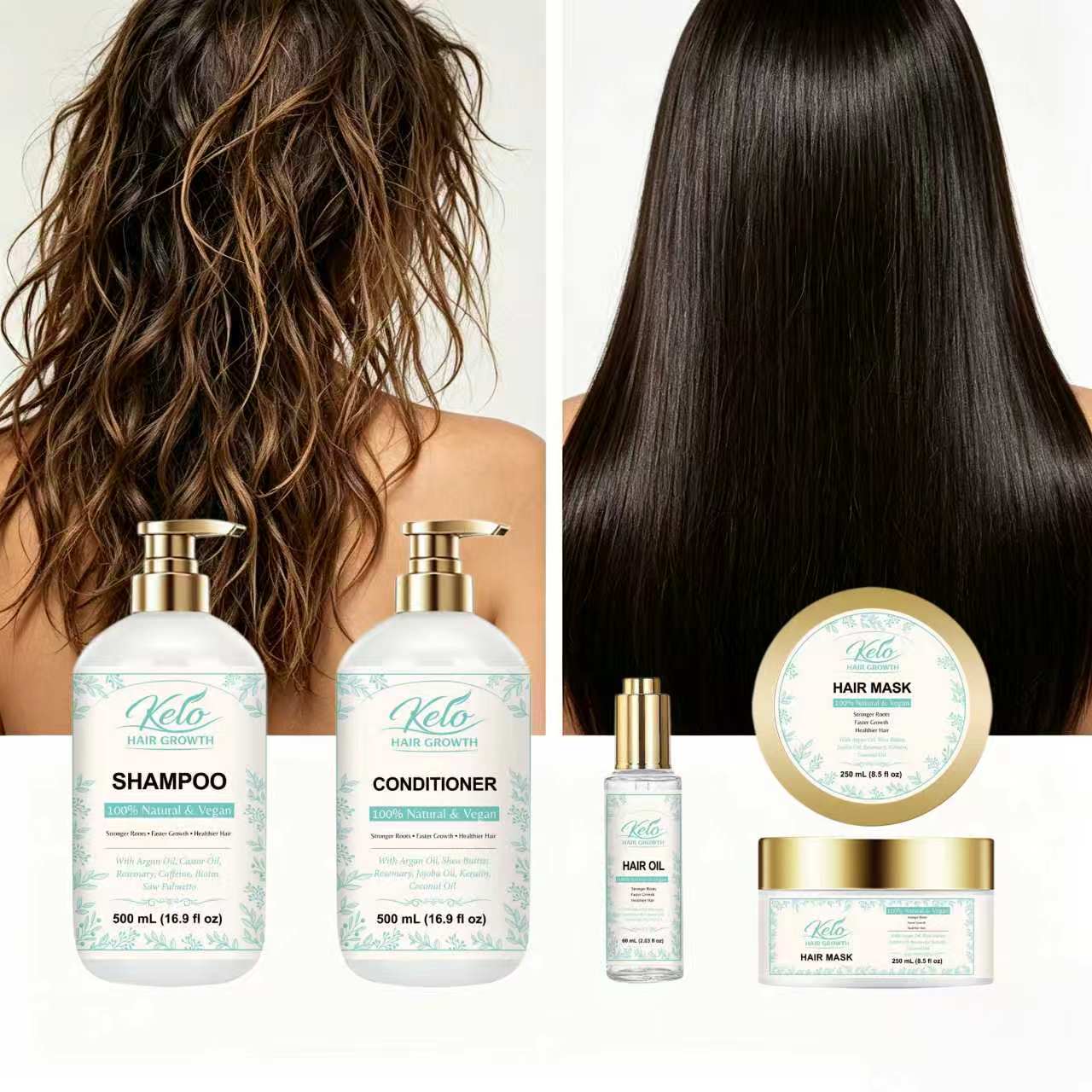 Kelo Complete Hair Growth Kit